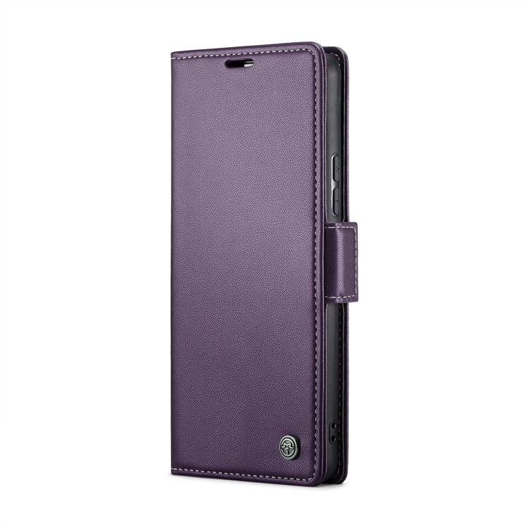 For Xiaomi 13T/13T Pro CaseMe 023 Butterfly Buckle Litchi Texture RFID Anti-theft Leather Phone Case(Pearly Purple) by CaseMe