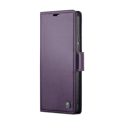 For Xiaomi 13T/13T Pro CaseMe 023 Butterfly Buckle Litchi Texture RFID Anti-theft Leather Phone Case(Pearly Purple) by CaseMe