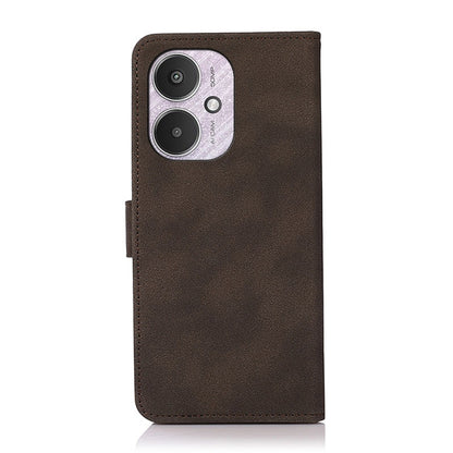 For Xiaomi Redmi 13C KHAZNEH Matte Texture Leather Phone Case(Brown) - 13C Cases by buy2fix | Online Shopping UK | buy2fix