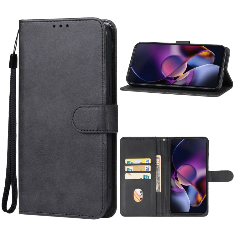 For Motorola Moto G Stylus 5G 2024 Leather Phone Case(Black) - Motorola Cases by buy2fix | Online Shopping UK | buy2fix