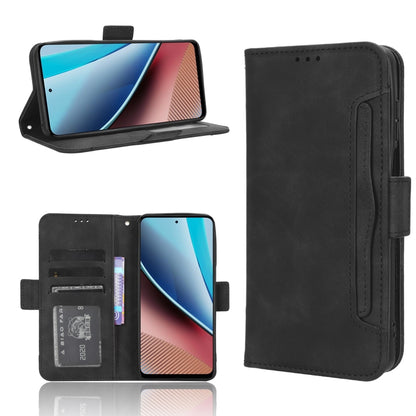 For Motorola Moto G Stylus 5G 2023 Skin Feel Calf Texture Card Slots Leather Phone Case(Black) - Motorola Cases by buy2fix | Online Shopping UK | buy2fix