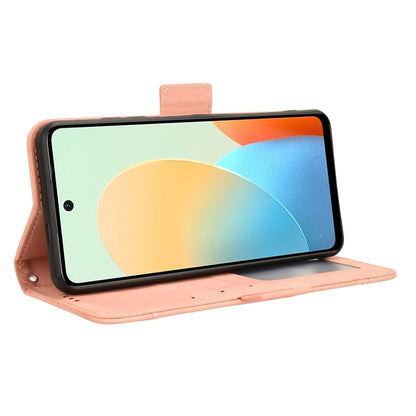 For Tecno Spark Go 2024 / Spark 20C Skin Feel Calf Texture Card Slots Leather Phone Case(Pink) by buy2fix