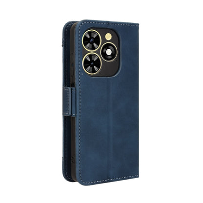 For Tecno Spark Go 2024 / Spark 20C Skin Feel Calf Texture Card Slots Leather Phone Case(Blue) by buy2fix