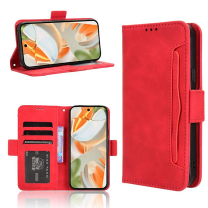 For Google Pixel 10 Pro / 10 Skin Feel Calf Texture Card Slots Leather Phone Case(Red) - Google Cases by buy2fix | Online Shopping UK | buy2fix