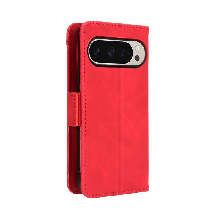 For Google Pixel 10 Pro / 10 Skin Feel Calf Texture Card Slots Leather Phone Case(Red) - Google Cases by buy2fix | Online Shopping UK | buy2fix