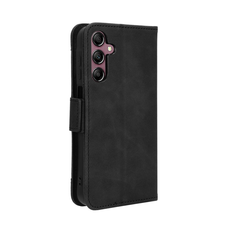 For Samsung Galaxy A15 Skin Feel Calf Texture Card Slots Leather Phone Case(Black) by buy2fix