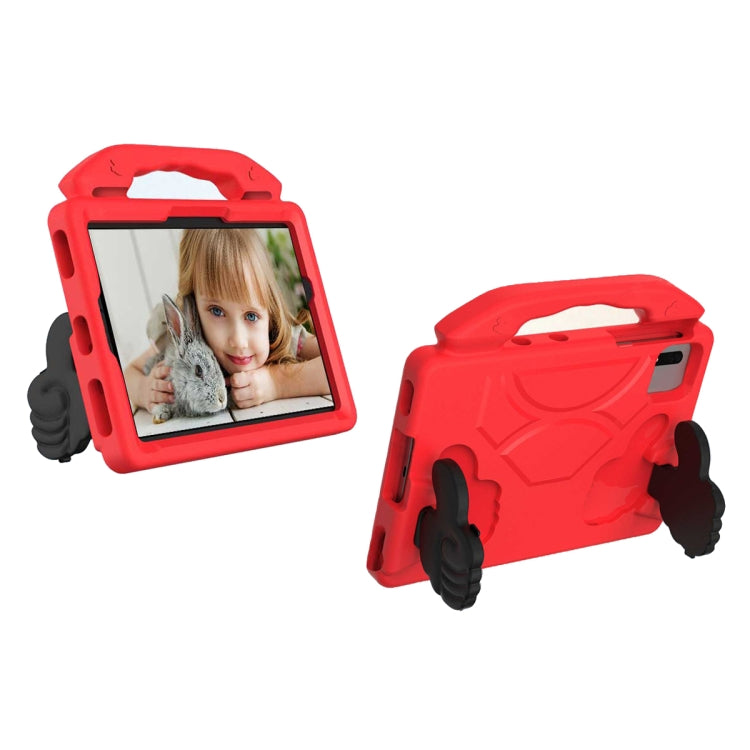 For Samsung Galaxy Tab S7 / S8 Children EVA Shockproof Tablet Case with Thumb Bracket(Red) by buy2fix