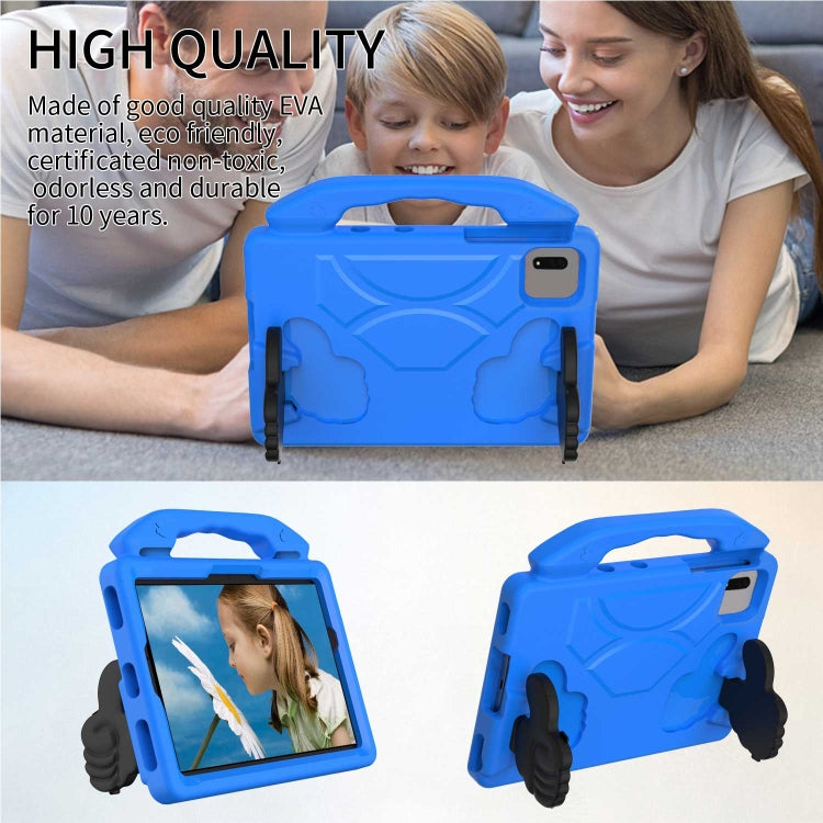 For Samsung Galaxy Tab S7 / S8 Children EVA Shockproof Tablet Case with Thumb Bracket(Blue) by buy2fix