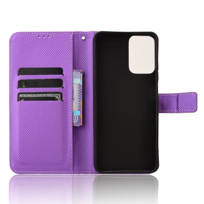 For Motorola Moto G Power 5G 2024 Diamond Texture Leather Phone Case(Purple) - Motorola Cases by buy2fix | Online Shopping UK | buy2fix