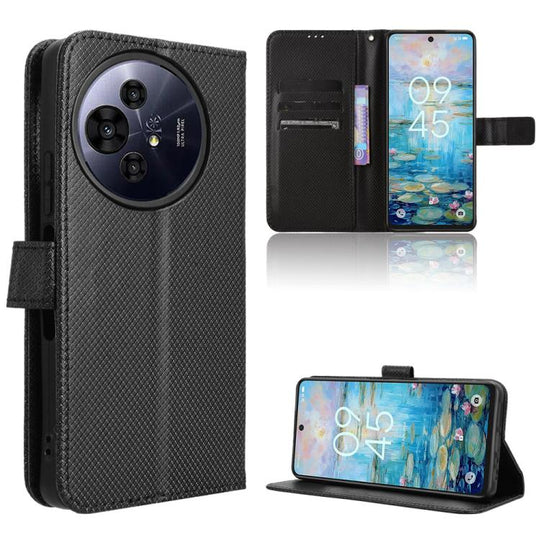 For TCL 50 NxtPaper 5G Diamond Texture Leather Phone Case(Black)
