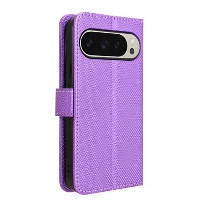 For Google Pixel 10 Pro / 10 Diamond Texture Leather Phone Case(Purple) - Google Cases by buy2fix | Online Shopping UK | buy2fix