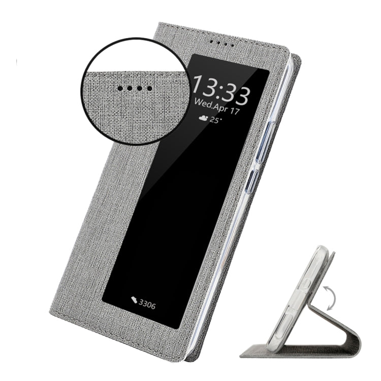 For Huawei P40 Pro ViLi DMX-54 Shockproof TPU + PU Leather View Window Magnetic Attraction Horizontal Flip Protective Case with Card Slots & Holder & Sleep / Wake-up(Champagne Gold) - Huawei Cases by ViLi | Online Shopping UK | buy2fix