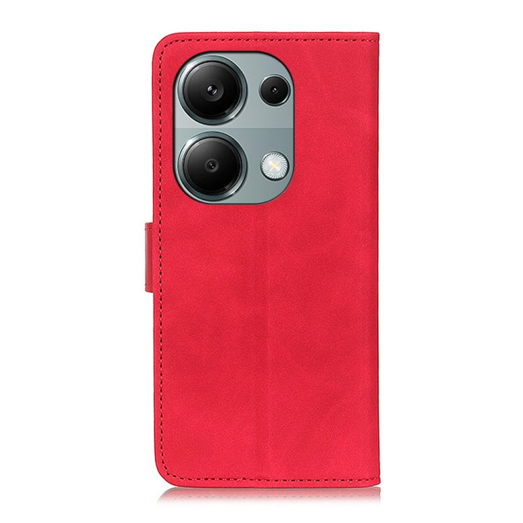 For Xiaomi Redmi Note 13 4G KHAZNEH Retro Texture Flip Leather Phone Case(Red) - Note 13 Cases by buy2fix | Online Shopping UK | buy2fix