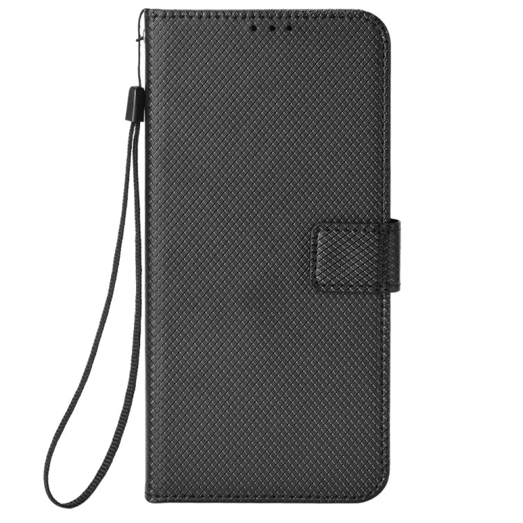 For Xiaomi Redmi K60 Ultra Diamond Texture Leather Phone Case(Black) - Redmi K60 Ultra Cases by buy2fix | Online Shopping UK | buy2fix