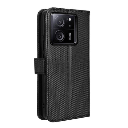 For Xiaomi Redmi K60 Ultra Diamond Texture Leather Phone Case(Black) - Redmi K60 Ultra Cases by buy2fix | Online Shopping UK | buy2fix