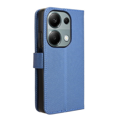 For Xiaomi Redmi Note 13 Pro 4G Global Diamond Texture Leather Phone Case(Blue) - Note 13 Pro Cases by buy2fix | Online Shopping UK | buy2fix