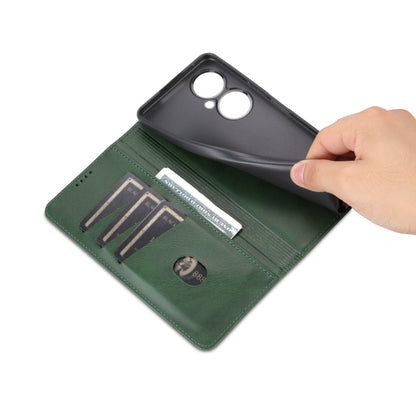 For Huawei Maimang 20 AZNS Magnetic Calf Texture Flip Leather Phone Case(Dark Green) - Huawei Cases by AZNS | Online Shopping UK | buy2fix