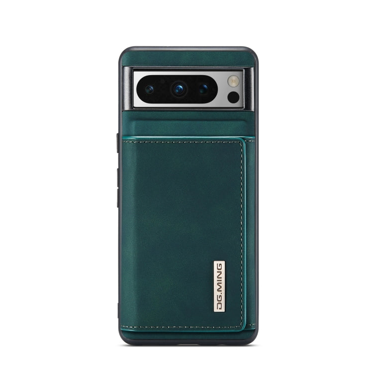 For Google Pixel 8 Pro DG.MING M1 Series 3-Fold Multi Card Wallet + Magnetic Phone Case(Green) by DG.MING