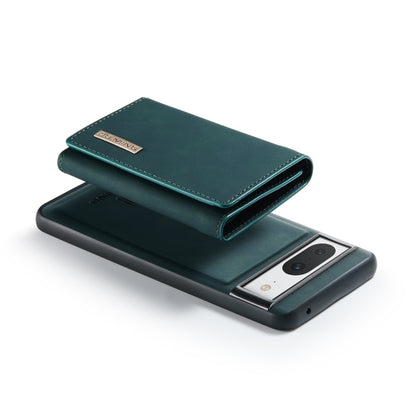 For Google Pixel 8 DG.MING M1 Series 3-Fold Multi Card Wallet + Magnetic Phone Case(Green) - Google Cases by DG.MING | Online Shopping UK | buy2fix