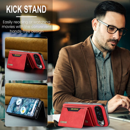 For Google Pixel 9 Pro XL DG.MING M2 Series 3-Fold Multi Card Bag + Magnetic Phone Case(Red) by DG.MING