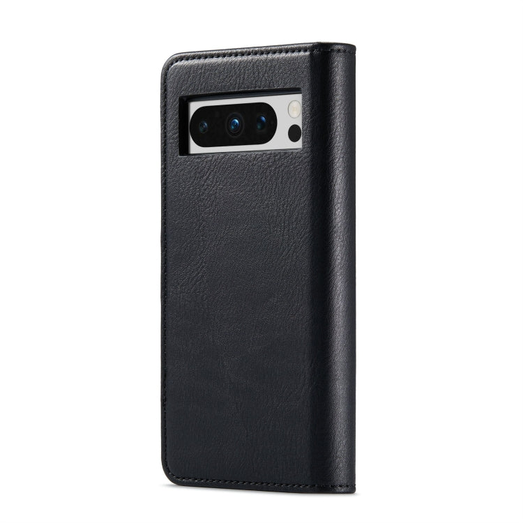 For Google Pixel 8 Pro DG.MING Crazy Horse Texture Detachable Magnetic Leather Phone Case(Black) by DG.MING