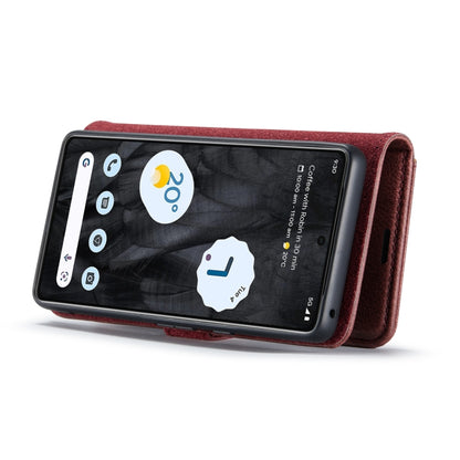 For Google Pixel 8 Pro DG.MING Crazy Horse Texture Detachable Magnetic Leather Phone Case(Red) by DG.MING