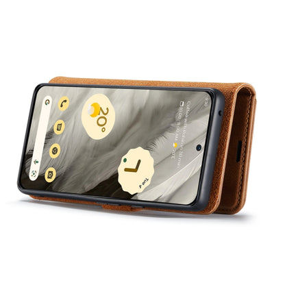 For Google Pixel 8 DG.MING Crazy Horse Texture Detachable Magnetic Leather Phone Case(Brown) by DG.MING