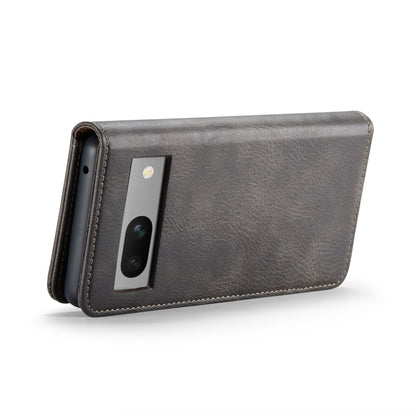 For Google Pixel 8A DG.MING Crazy Horse Texture Detachable Magnetic Leather Phone Case(Grey) by DG.MING