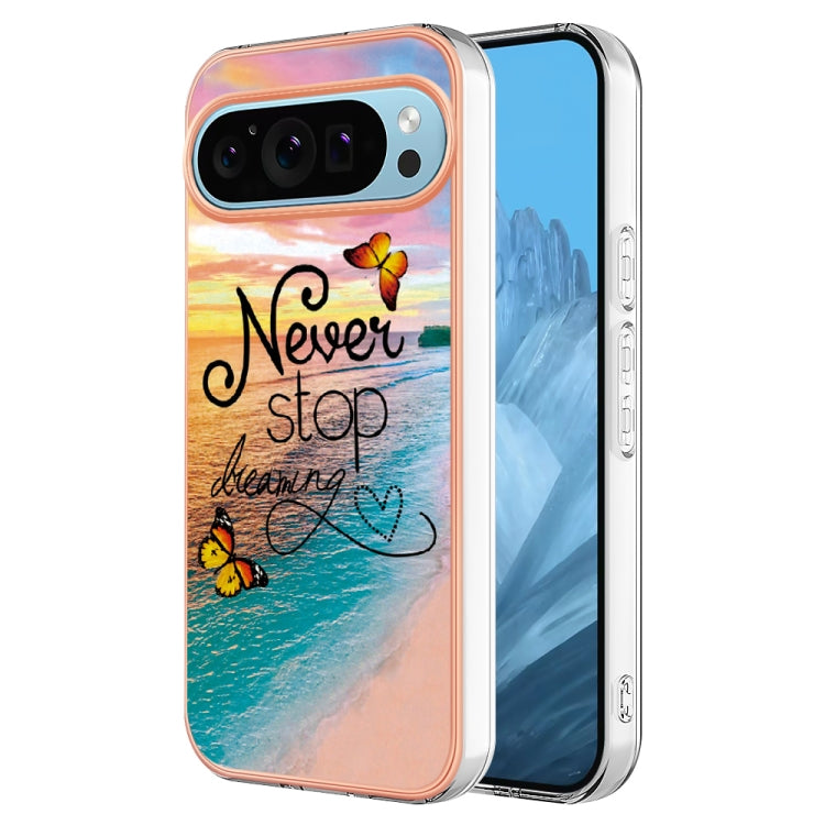 For Google Pixel 9 Pro XL Electroplating IMD TPU Phone Case(Dream Butterfly) - Google Cases by buy2fix | Online Shopping UK | buy2fix