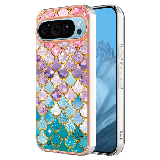 For Google Pixel 9 Pro XL Electroplating IMD TPU Phone Case(Colorful Scales) - Google Cases by buy2fix | Online Shopping UK | buy2fix