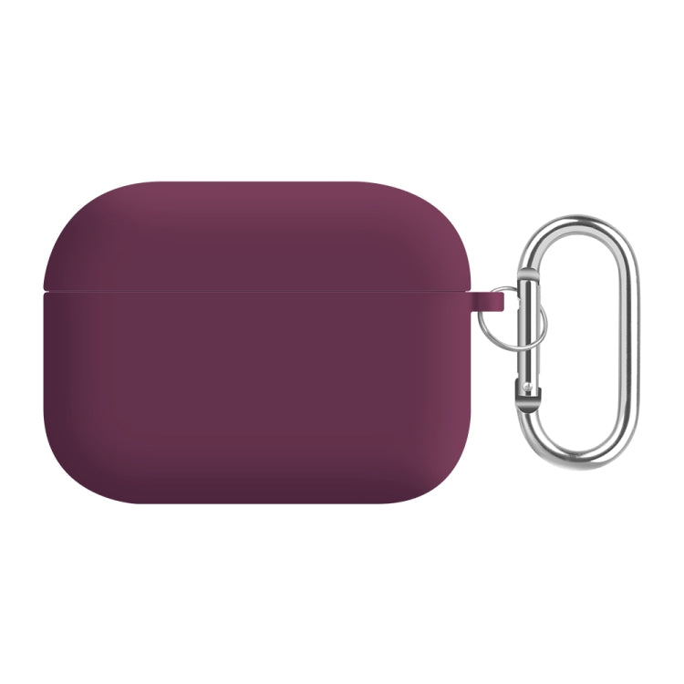 For AirPods Pro 2 PC Lining Silicone Bluetooth Earphone Protective Case(Rose Purple Red) - For AirPods Pro 2 by buy2fix | Online Shopping UK | buy2fix