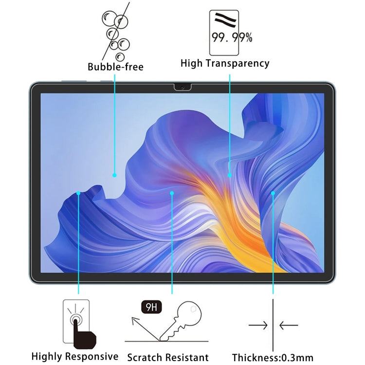 For Honor Pad X8 10pcs 0.26mm 9H 2.5D Tempered Glass Film - Others by buy2fix | Online Shopping UK | buy2fix