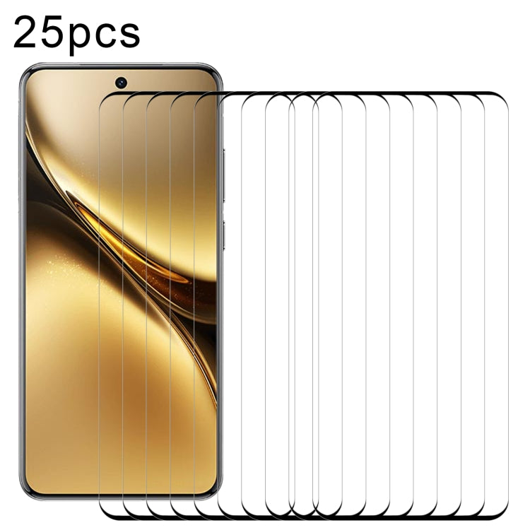 For vivo X200 25pcs 3D Curved Edge Full Screen Tempered Glass Film by buy2fix