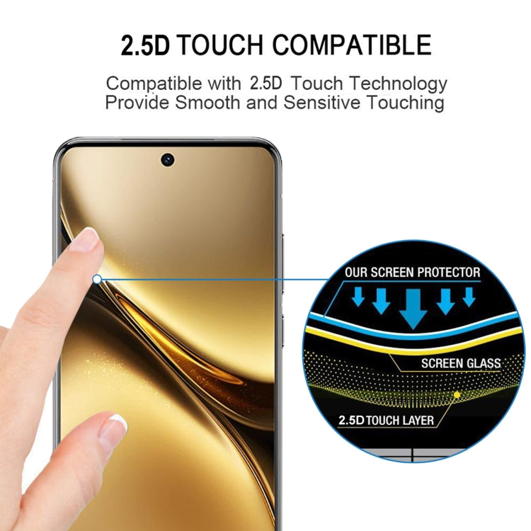 For vivo X200 25pcs 3D Curved Edge Full Screen Tempered Glass Film by buy2fix