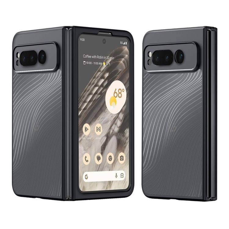 For Google Pixel Fold DUX DUCIS Aimo Series TPU + PC Frosted Feel Phone Case(Black) - Google Cases by DUX DUCIS | Online Shopping UK | buy2fix