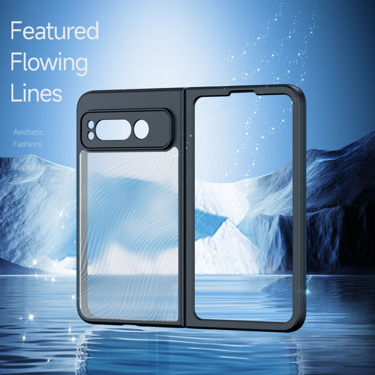 For Google Pixel Fold DUX DUCIS Aimo Series TPU + PC Frosted Feel Phone Case(Black) - Google Cases by DUX DUCIS | Online Shopping UK | buy2fix