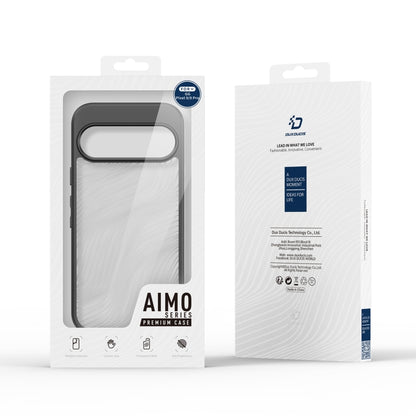 For Google Pixel 9 / 9 Pro DUX DUCIS Aimo Series TPU + PC Frosted Feel Phone Case(Black) - Google Cases by DUX DUCIS | Online Shopping UK | buy2fix