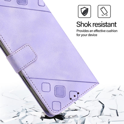 For Xiaomi Redmi K70 / K70 Pro Skin Feel Embossed Leather Phone Case(Light Purple) - K70 Cases by buy2fix | Online Shopping UK | buy2fix