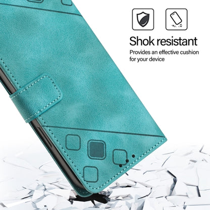 For Xiaomi Redmi K70 / K70 Pro Skin Feel Embossed Leather Phone Case(Green) - K70 Cases by buy2fix | Online Shopping UK | buy2fix