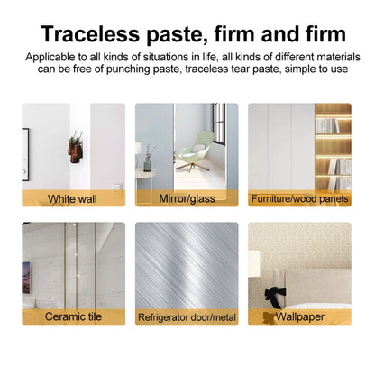 Universal Magic Wall Sticker Pad Phone Holder(Gold) - Shower & Wall Mounts by buy2fix | Online Shopping UK | buy2fix