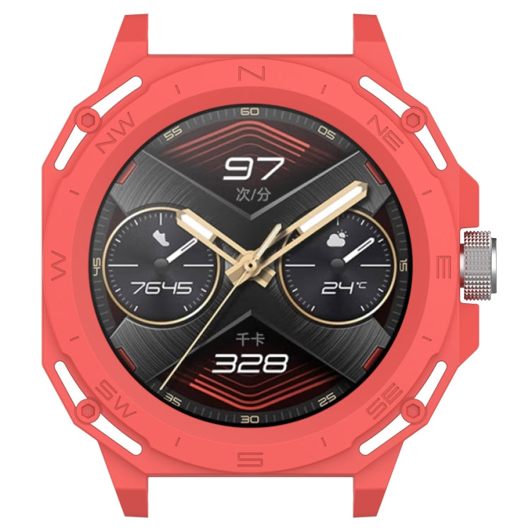 For Huawei Watch GT Cyber Armor Hollow Watch Protective Case(Red) by buy2fix