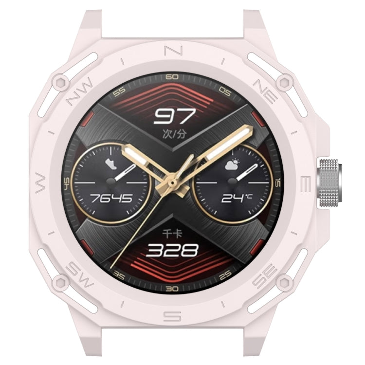 For Huawei Watch GT Cyber Armor Hollow Watch Protective Case(Pink) by buy2fix