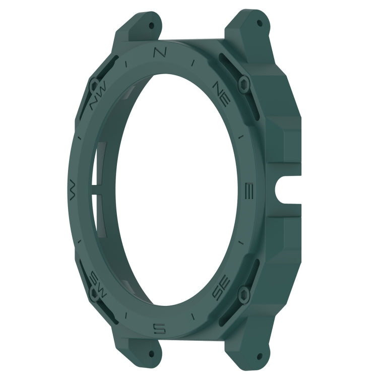 For Huawei Watch GT Cyber Armor Hollow Watch Protective Case(Dark Green) by buy2fix