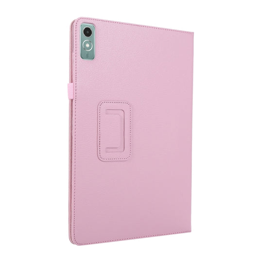 For Lenovo Xiaoxin Pad 11 2024 / M11 Litchi Texture Leather Tablet Case(Pink) by buy2fix
