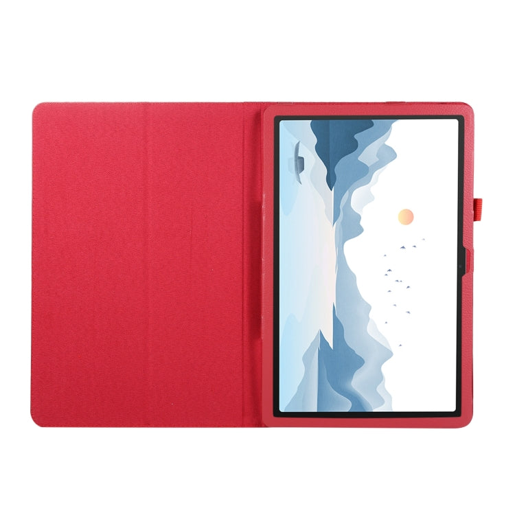 For Lenovo Xiaoxin Pad 11 2024 / M11 Litchi Texture Leather Tablet Case(Red) - Lenovo by buy2fix | Online Shopping UK | buy2fix