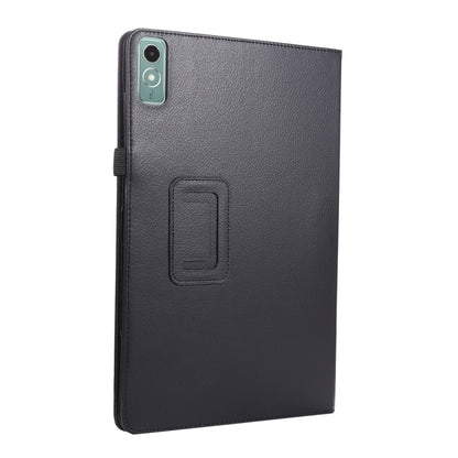 For Lenovo Xiaoxin Pad 11 2024 / M11 Litchi Texture Leather Tablet Case(Black) - Lenovo by buy2fix | Online Shopping UK | buy2fix