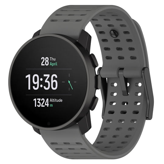 For Suunto 9 Peak Pro / Vertical / Race Silicone Replacement Watch Band(Grey)