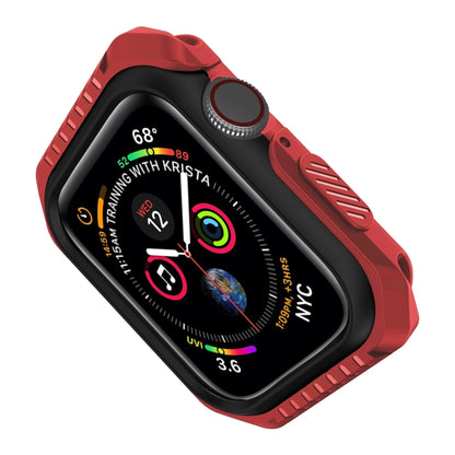 For Apple Watch Series Series 3 & 2 & 1 42mm Shockproof Two Color Protective Case(Red Black) - Watch Cases by buy2fix | Online Shopping UK | buy2fix