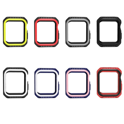 For Apple Watch Series Series 3 & 2 & 1 42mm Shockproof Two Color Protective Case(Red Black) - Watch Cases by buy2fix | Online Shopping UK | buy2fix