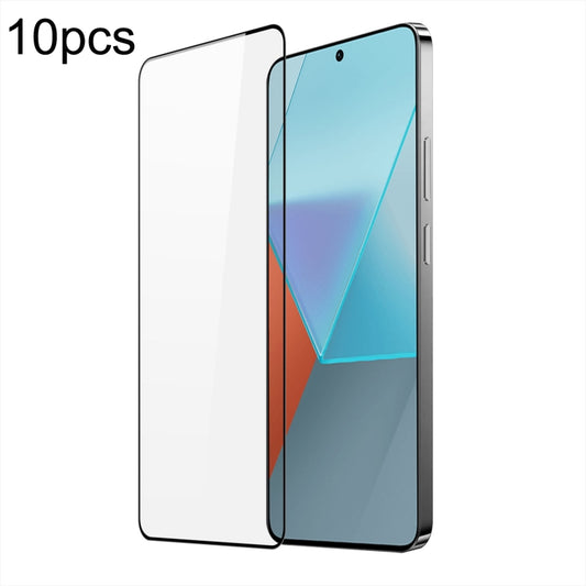 For Xiaomi Redmi Note 13 4G 10pcs DUX DUCIS 0.33mm 9H Medium Alumina Tempered Glass Film - Note 13 Tempered Glass by DUX DUCIS | Online Shopping UK | buy2fix